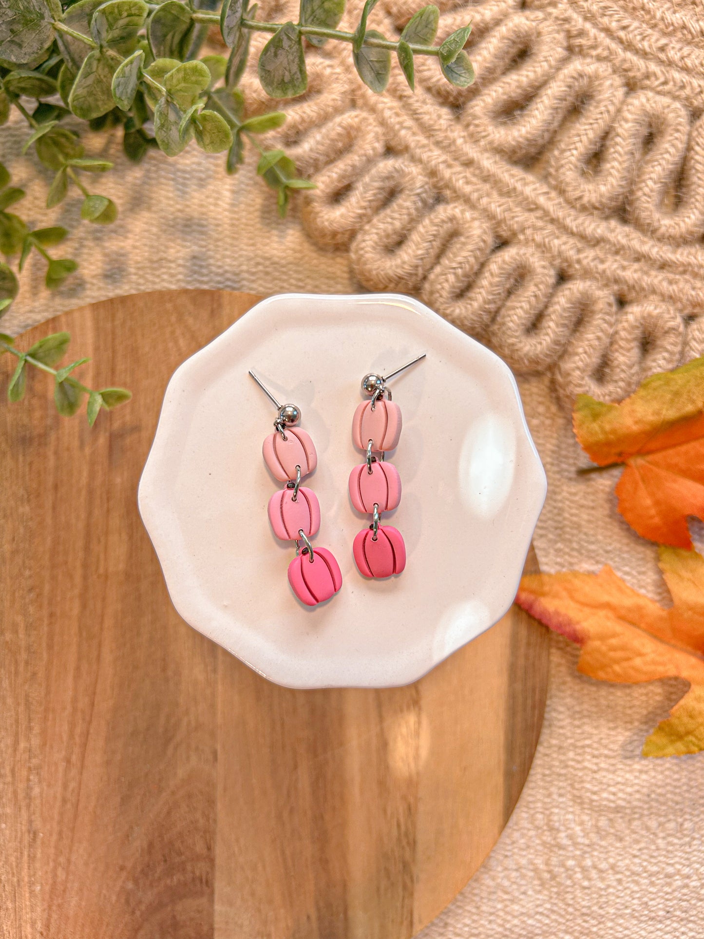 Pumpkin Trio Dangles