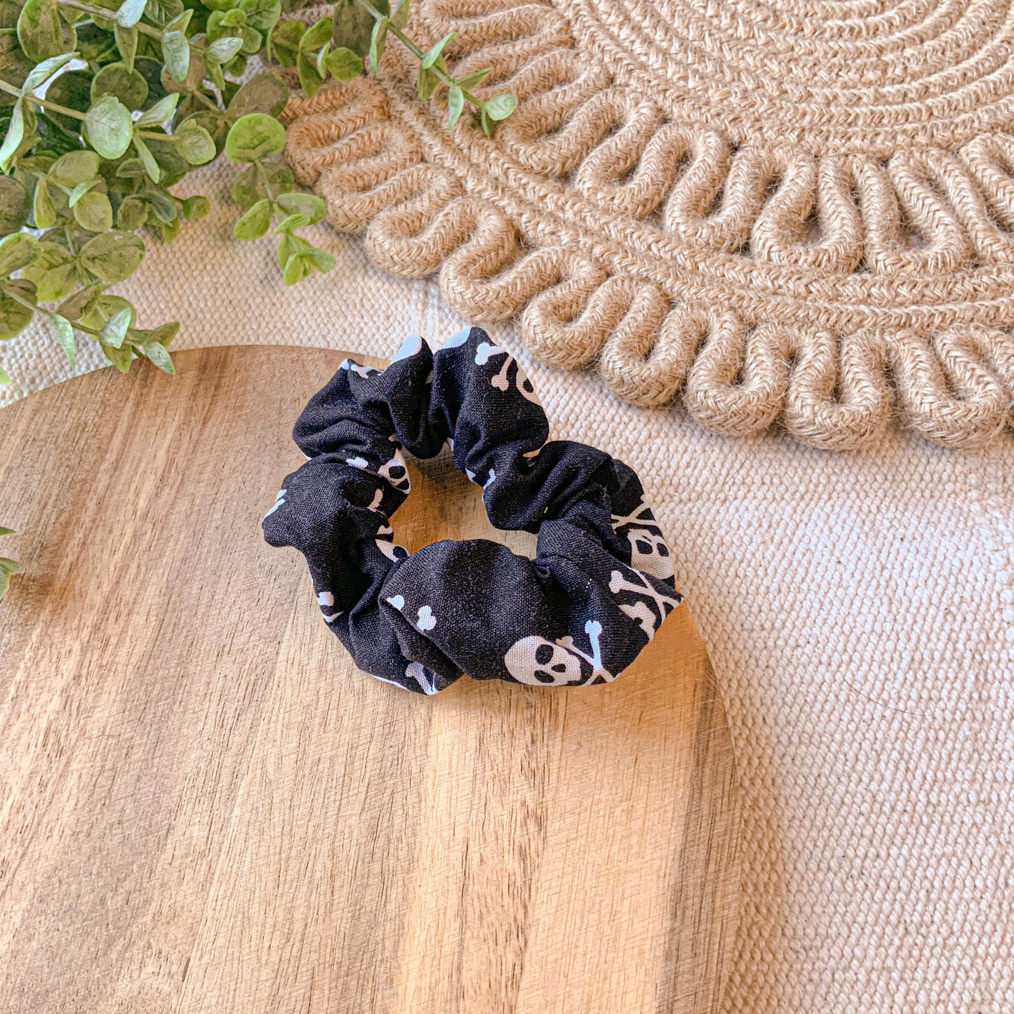 Skull & Crossbones Scrunchie