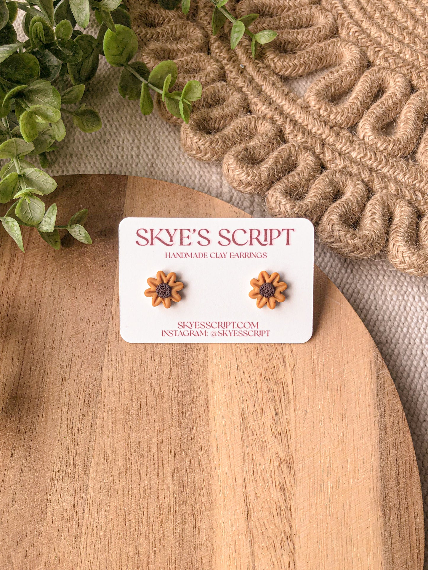 Sunflower Studs