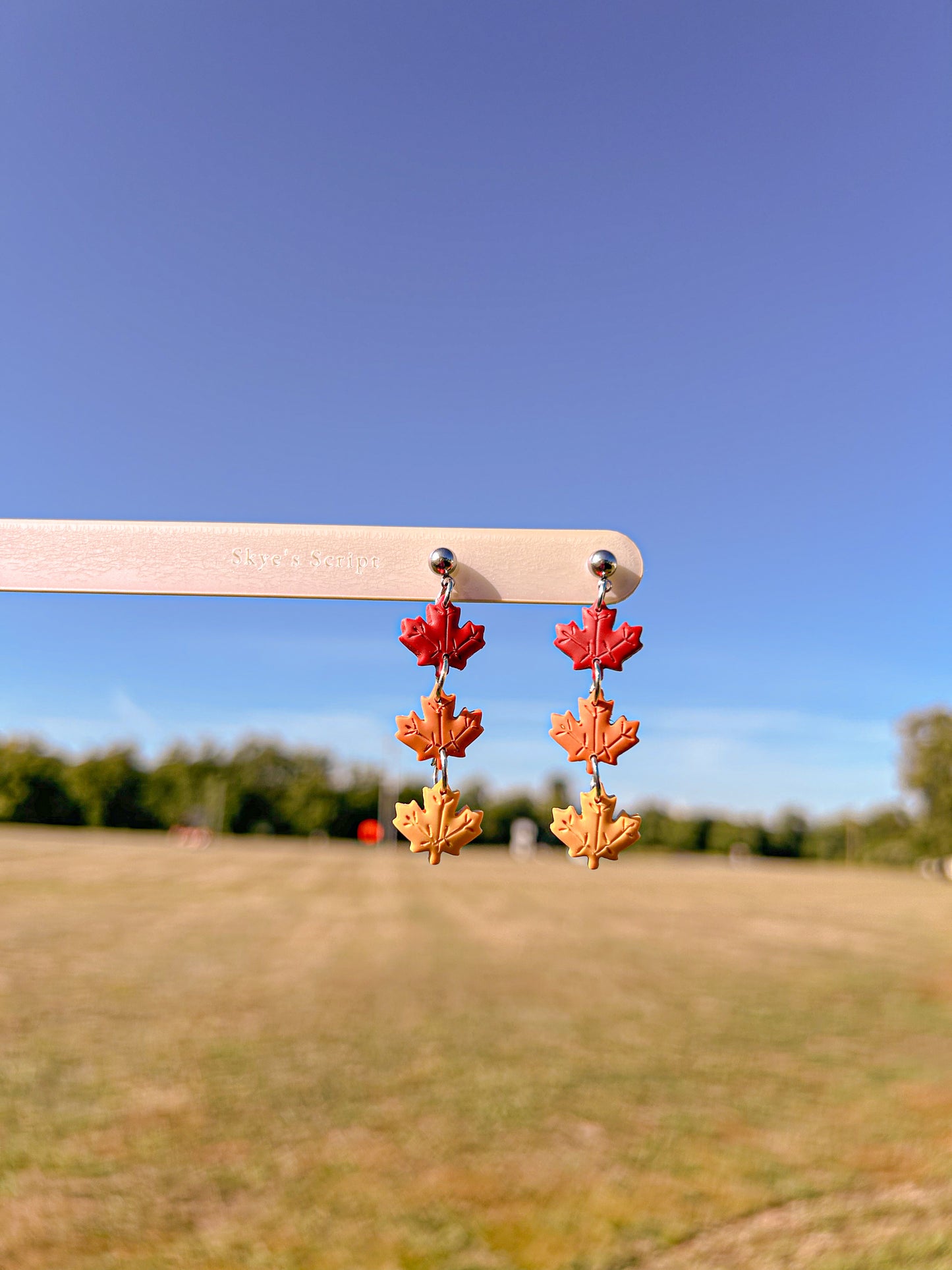 Leaf Trio Dangles