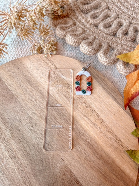 Autumn Arch Clay Earrings