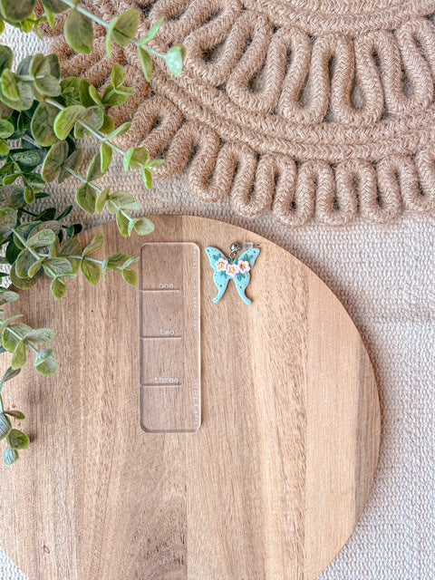 Floral Luna Moth Dangles