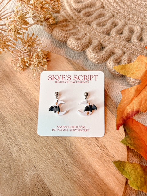 Spooky Moon Earrrings