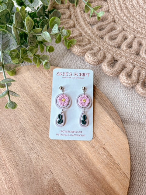 Floral Dangle Earrings