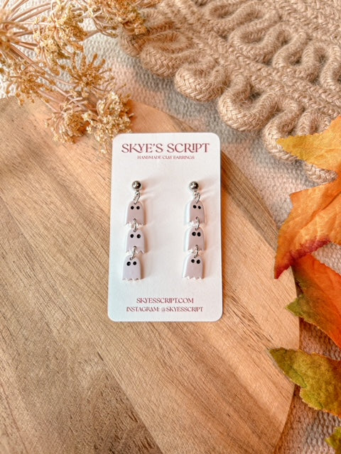 Ghost Trio Earrings