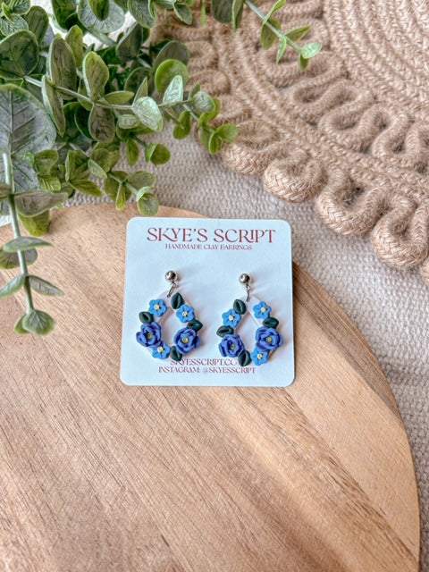 Pretty In Blue Earrings