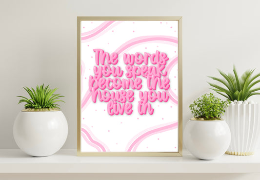 Remember Your Words Print