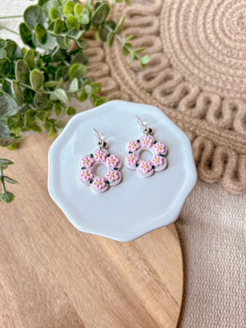 Flower Donut Earrings