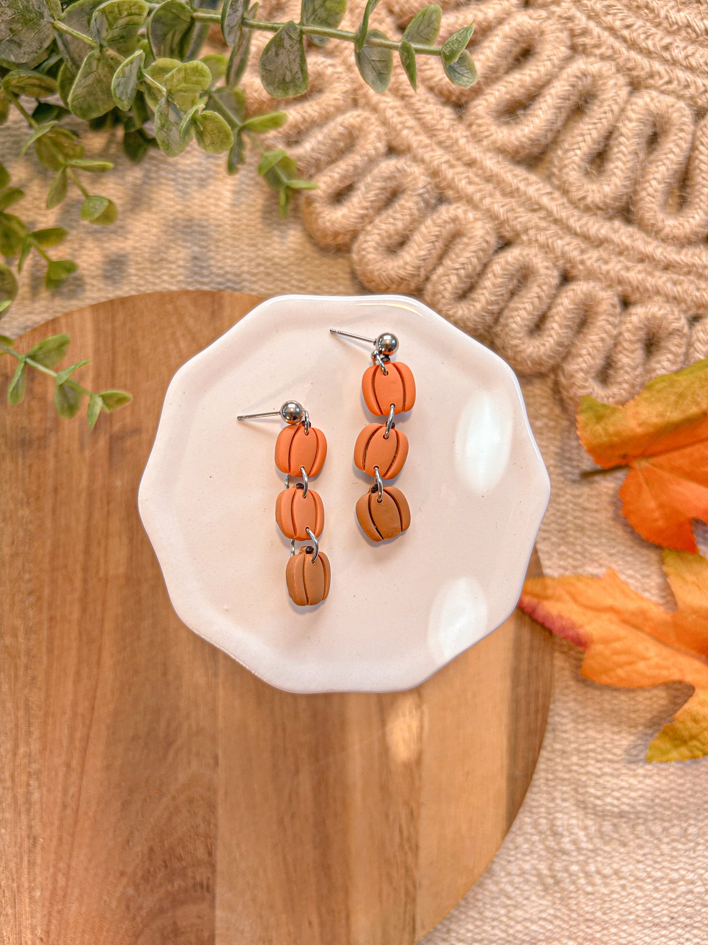 Pumpkin Trio Dangles