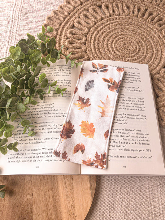 Watercolor Leaf Bookmark