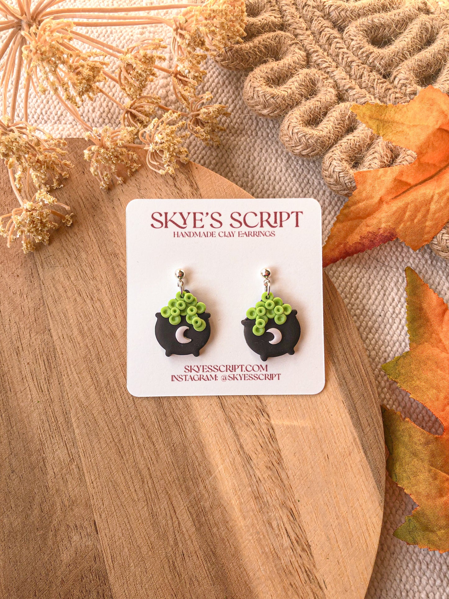 Bubbling Cauldron Earrings