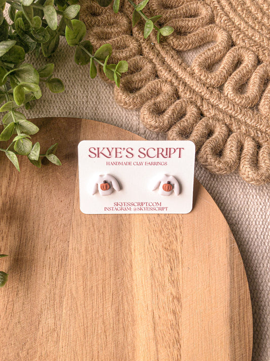 Pumpkin Sweater Studs