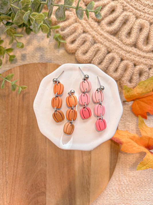 Pumpkin Trio Dangles