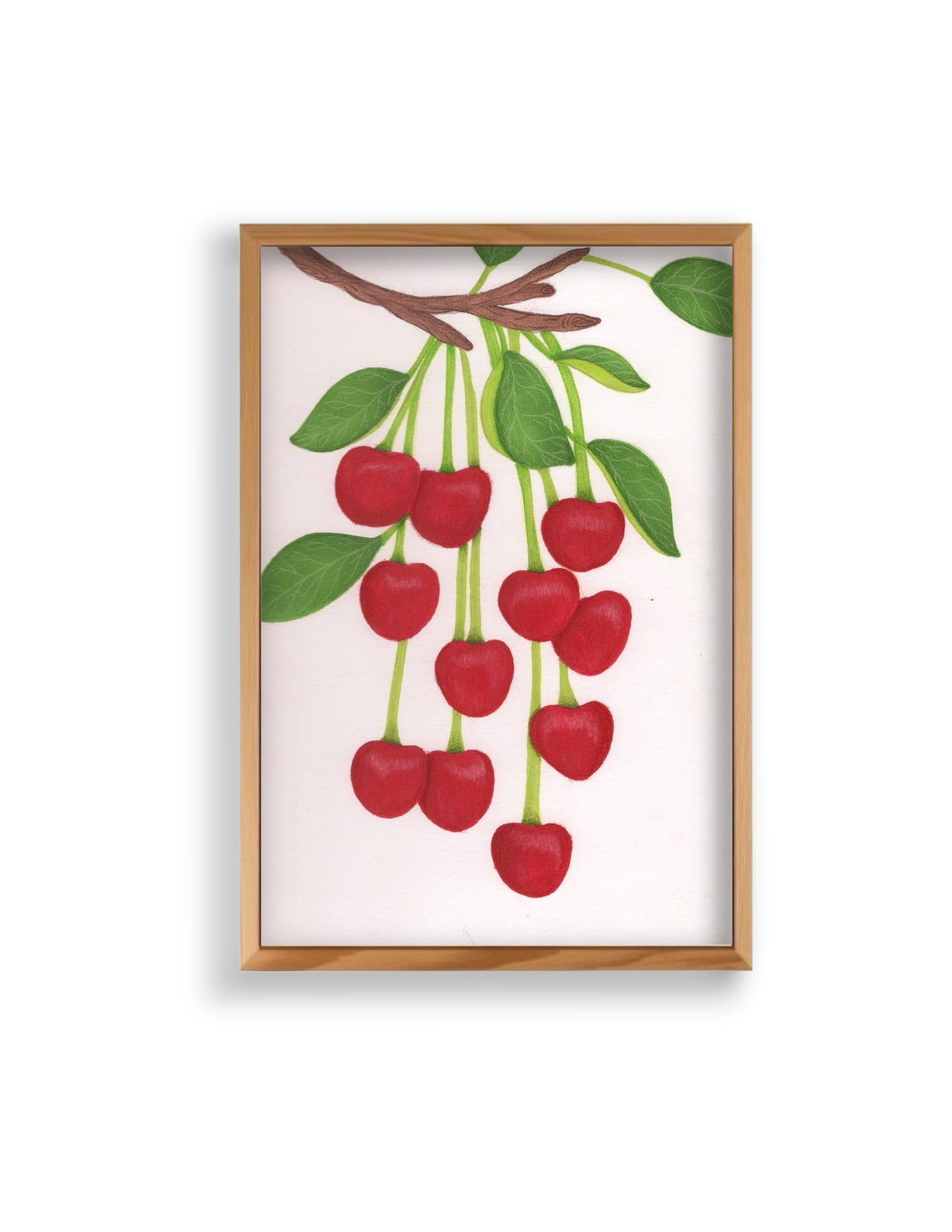 Charming Cherries Art Print