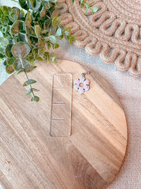 Flower Donut Earrings