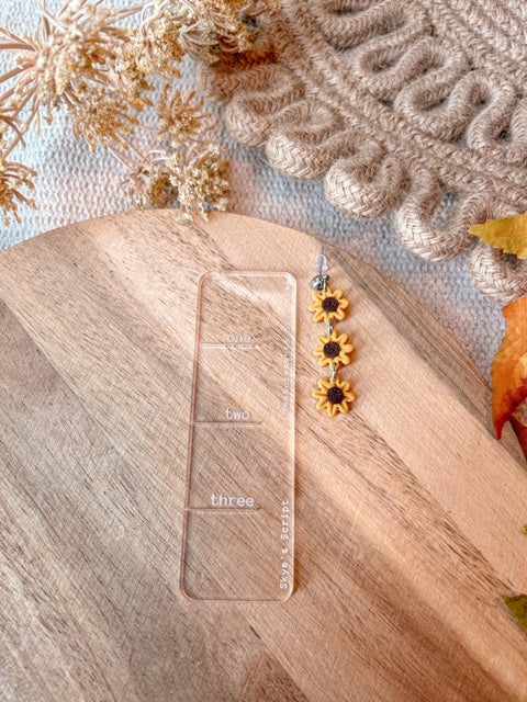 Sunflower Trio Earrings