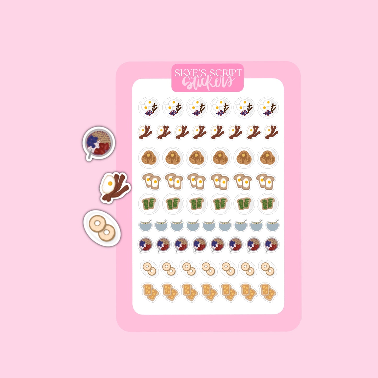Breakfast Stickers