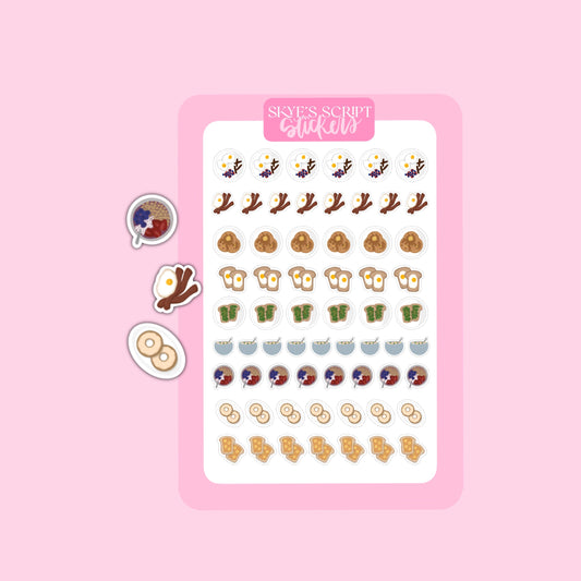 Breakfast Stickers