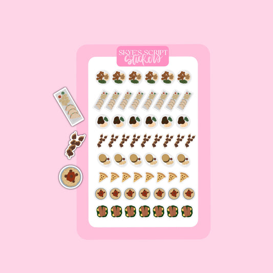 Dinner Stickers