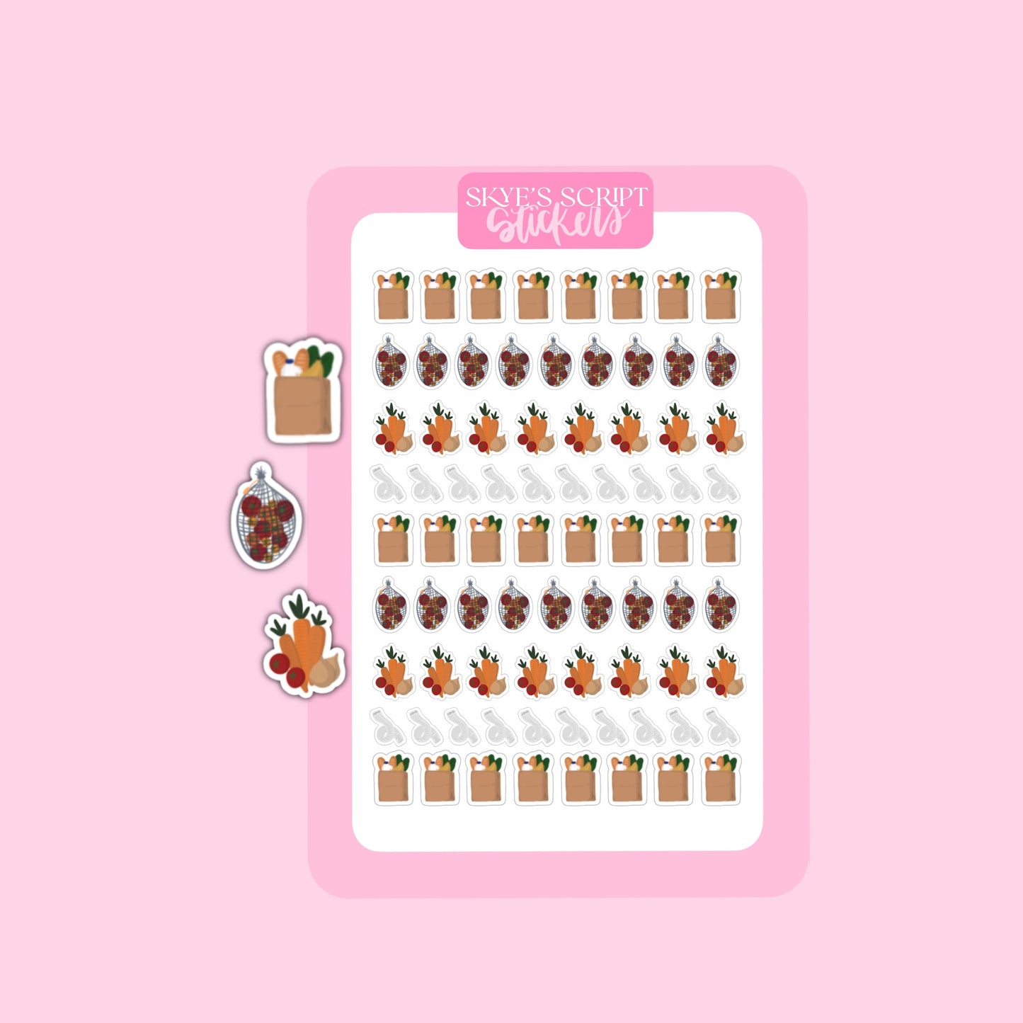 Grocery Shopping Stickers