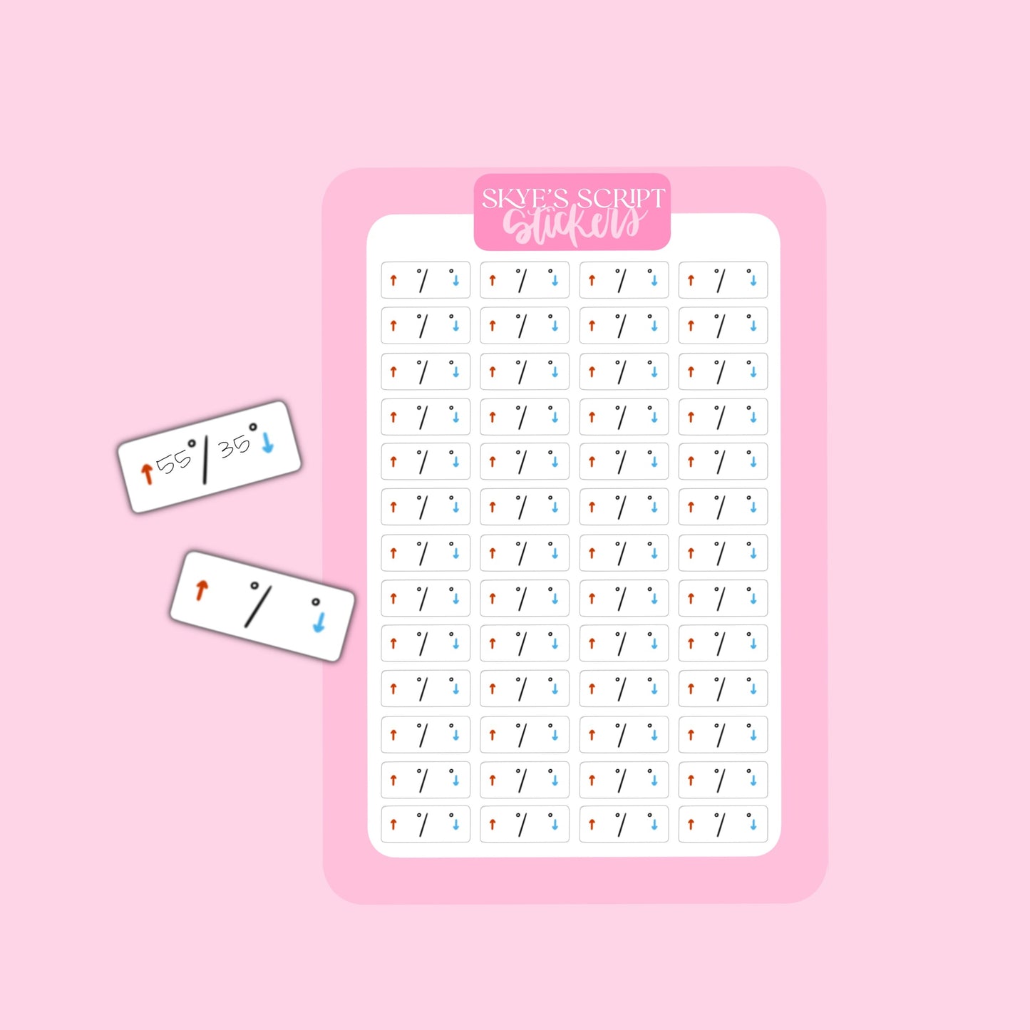 Temp Tracking Stickers